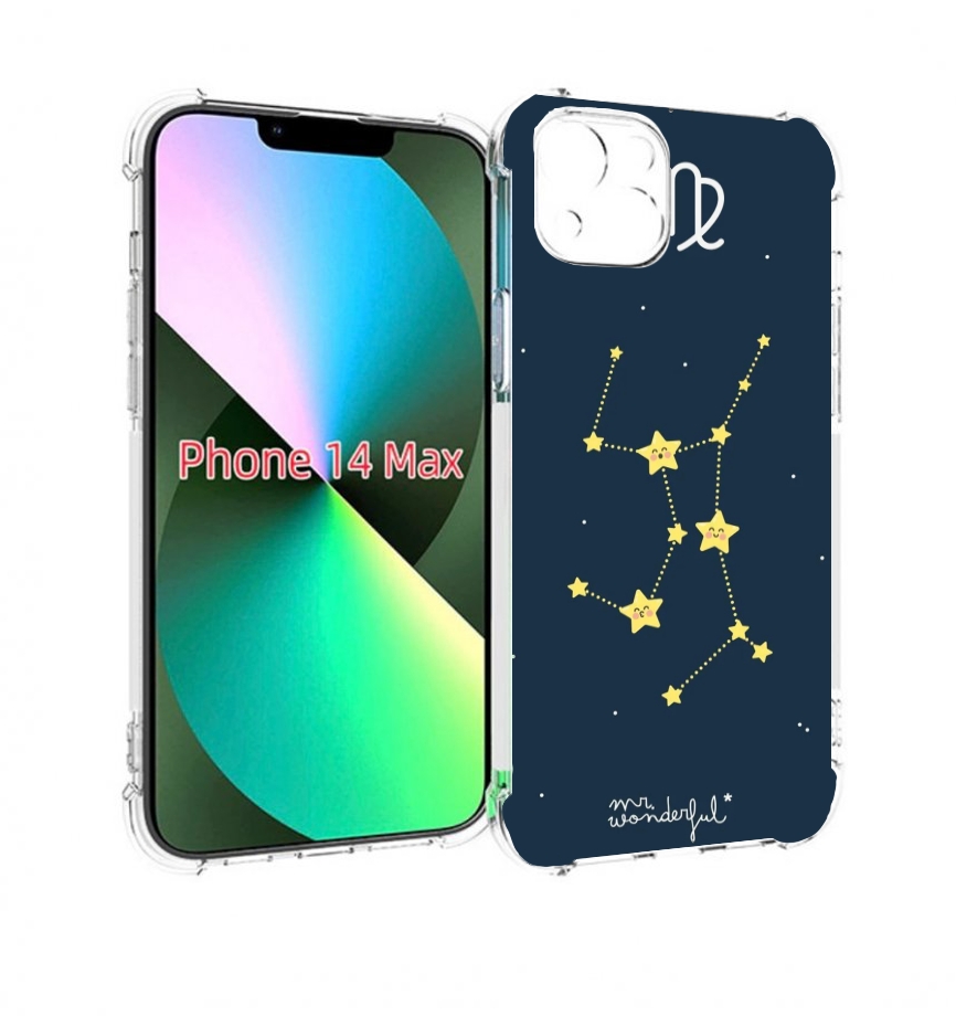 

Чехол MyPads знак-зодиака-дева-3 для iPhone 14 Plus (6.7), Прозрачный, Tocco