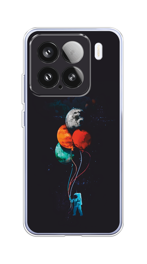 

Чехол на Xiaomi 15 Космонавт с шариками, Разноцветный, 323650-1