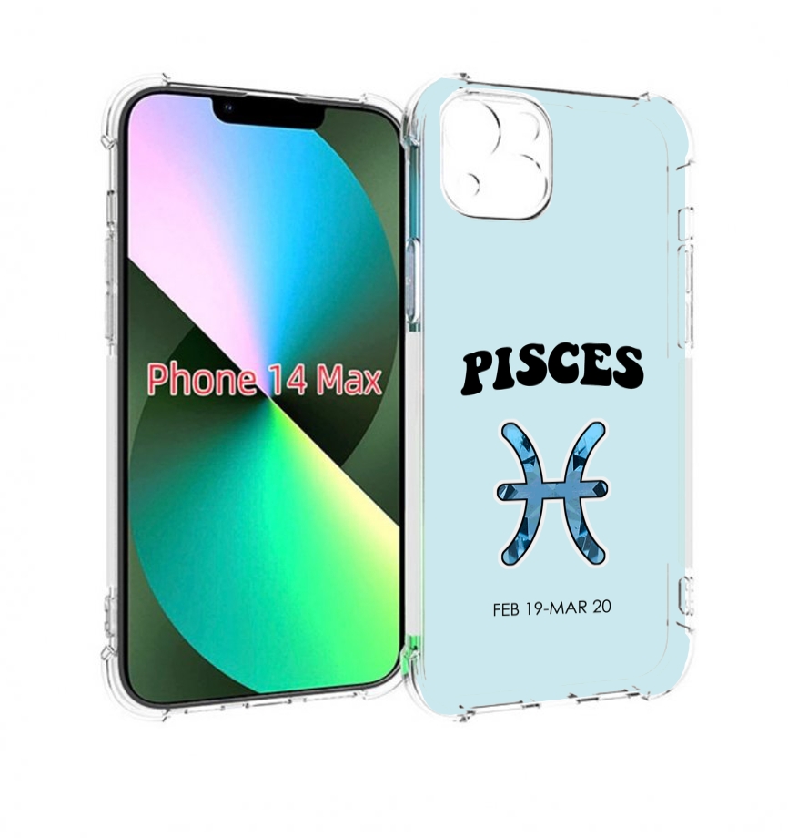 

Чехол MyPads знак-зодиака-рыбы-3 для iPhone 14 Plus (6.7), Прозрачный, Tocco
