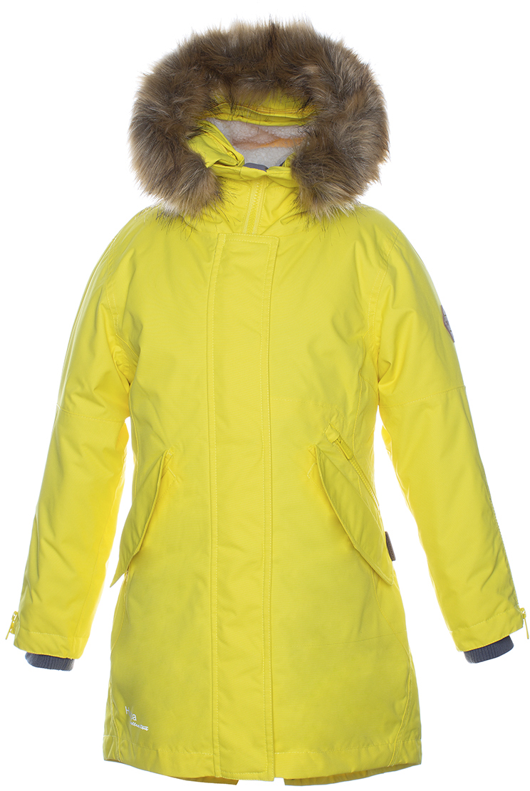 Пальто зимнее Huppa Vivian 70002, yellow р.116