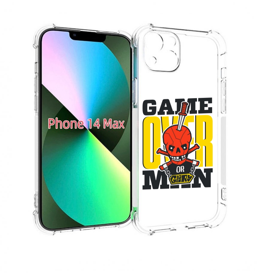 

Чехол MyPads игра-окончена-парень для iPhone 14 Plus (6.7), Прозрачный, Tocco