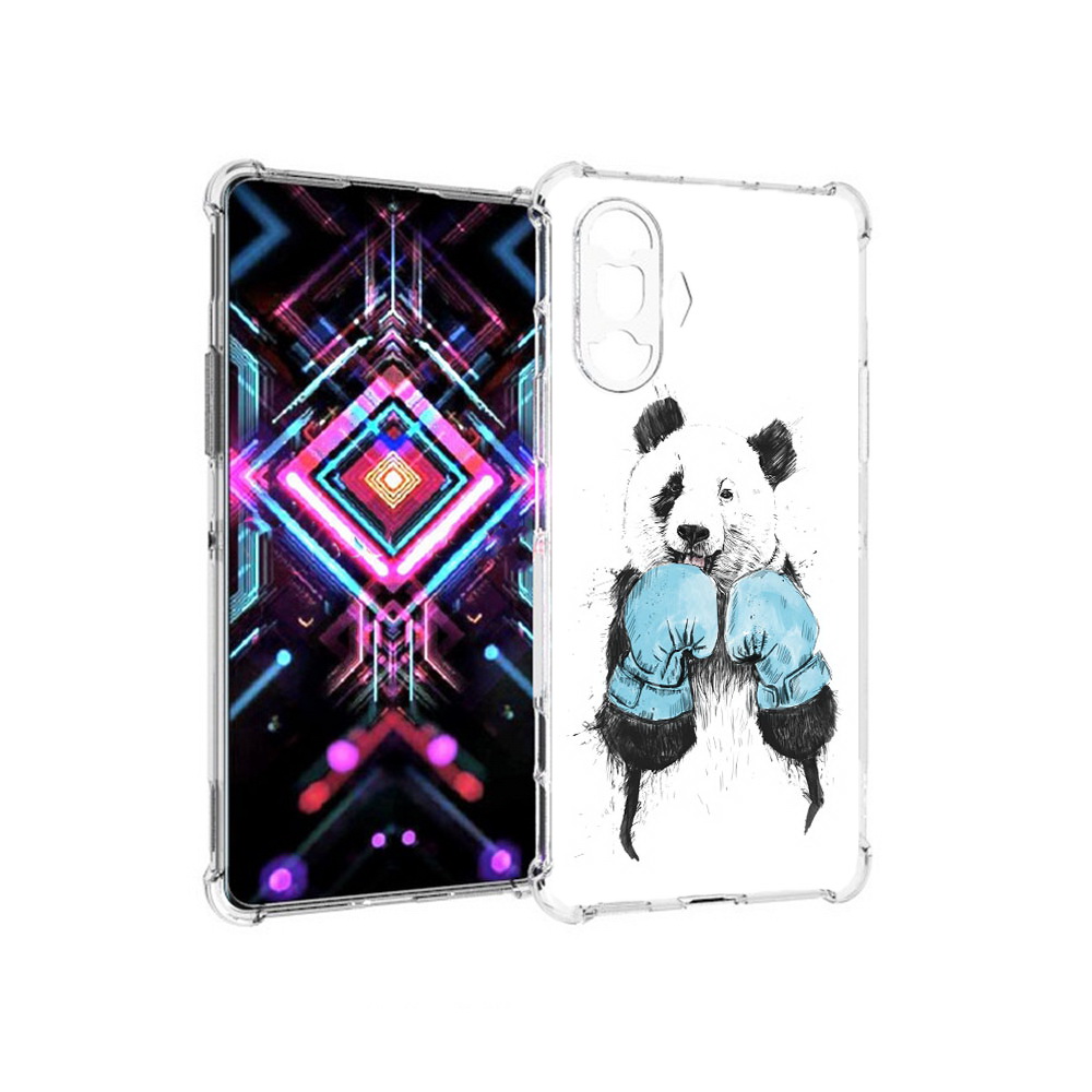 

Чехол MyPads Tocco для Xiaomi Poco F3 GT панда боксер (PT172450.277.531), Прозрачный, Tocco