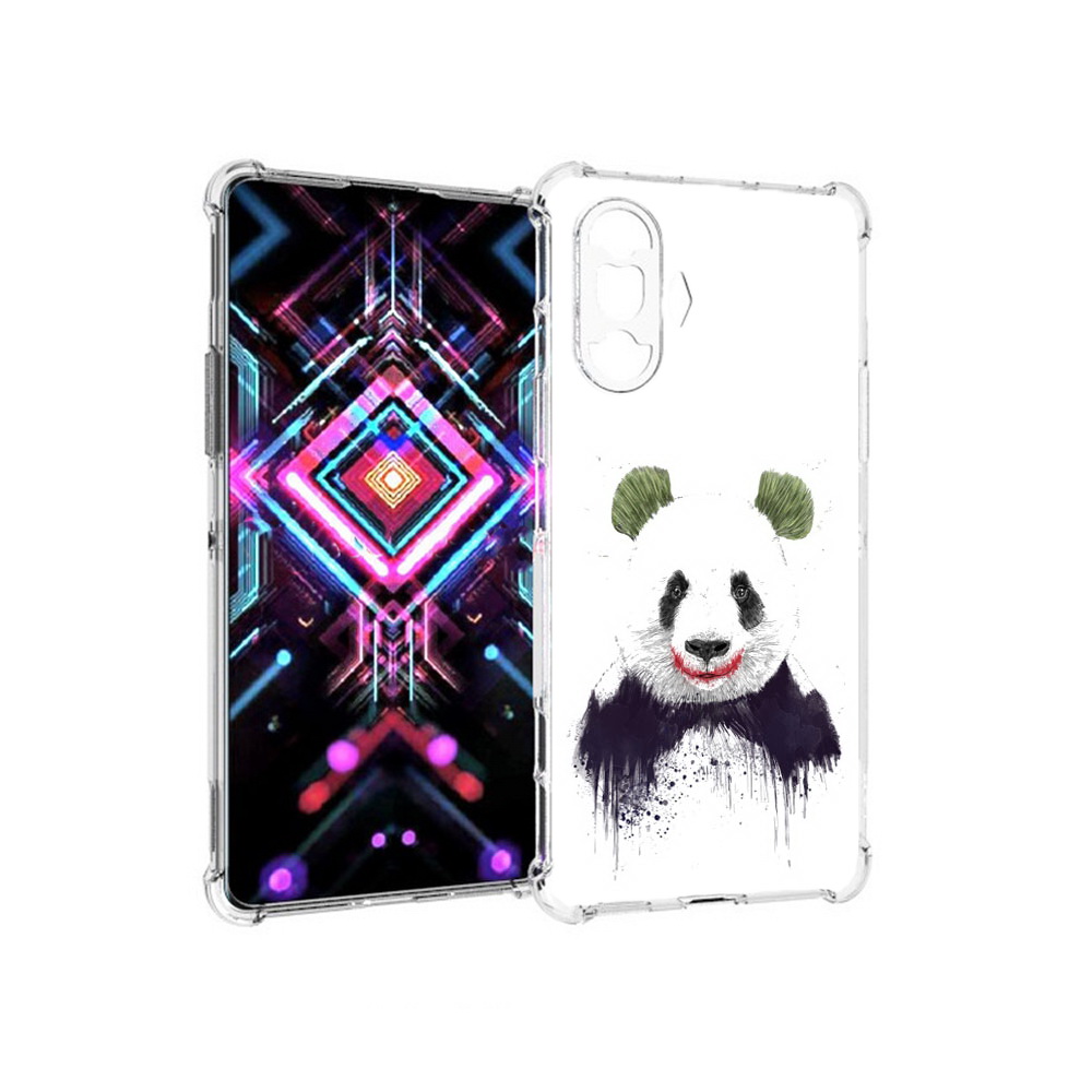 

Чехол MyPads Tocco для Xiaomi Poco F3 GT панда джокер (PT172450.277.533), Прозрачный, Tocco