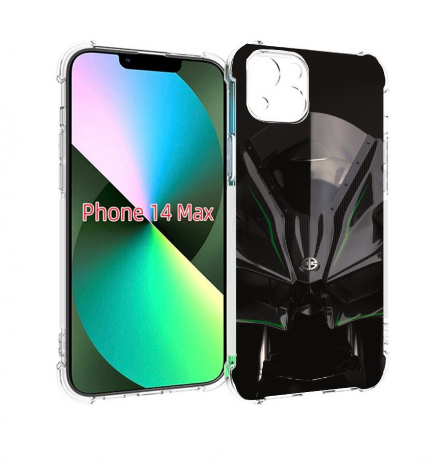 

Чехол MyPads кавасаки мото для iPhone 14 Plus (6.7), Прозрачный, Tocco