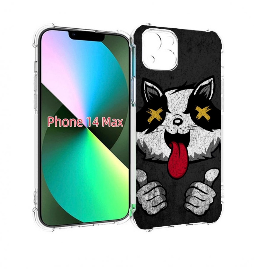 

Чехол MyPads классный зверек для iPhone 14 Plus (6.7), Прозрачный, Tocco