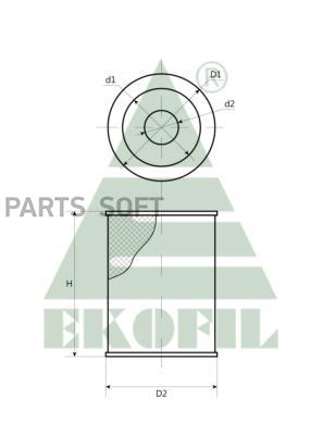 

Ekofil Eko-01.304/1 Воздушный Фильтр (Основной) () 1Шт