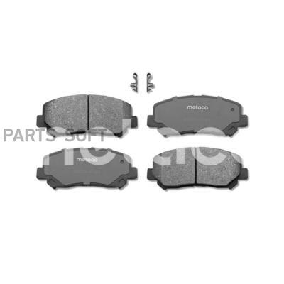

Metaco 3000-048 Колодки Тормозные Передние К-Кт () 1Шт