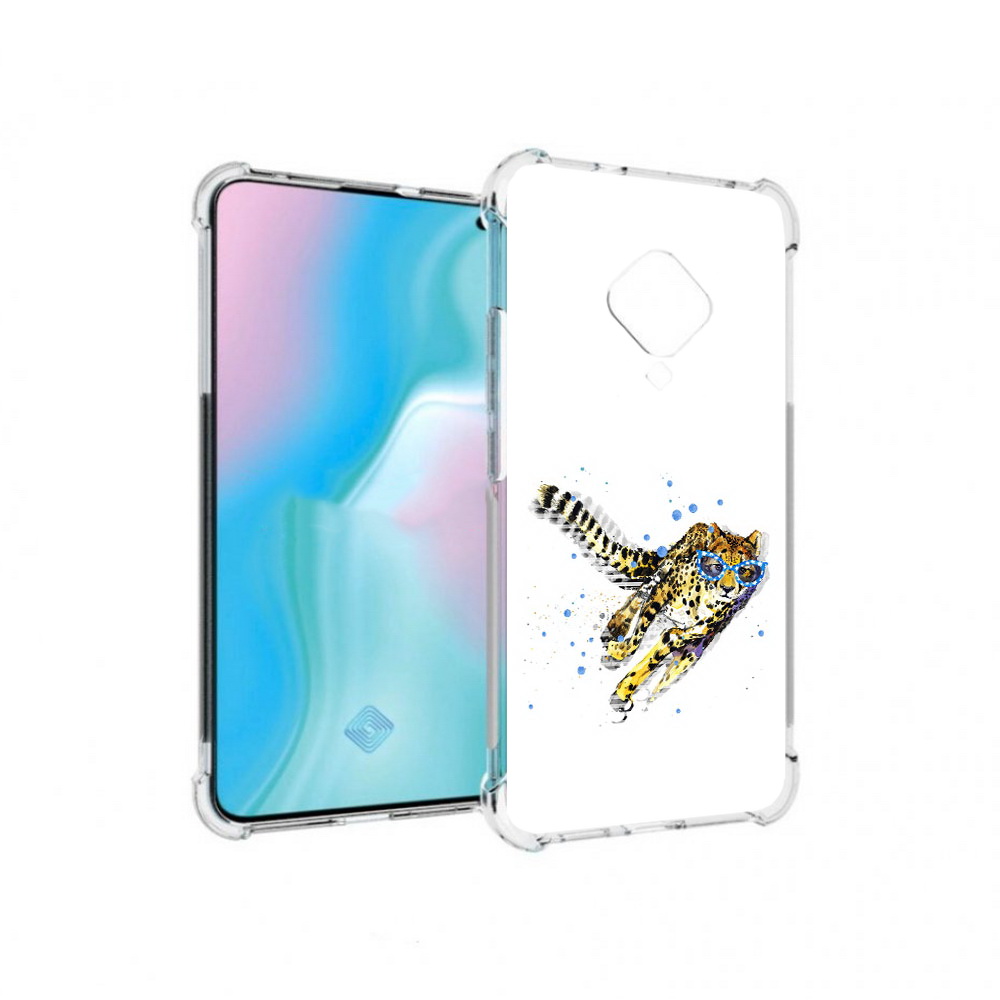 

Чехол MyPads Tocco для Vivo S5 гепард в очках (PT226962.406.287), Прозрачный, Tocco
