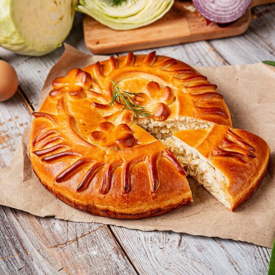 

Пирог ВкусВилл Айс с капустой 500 г