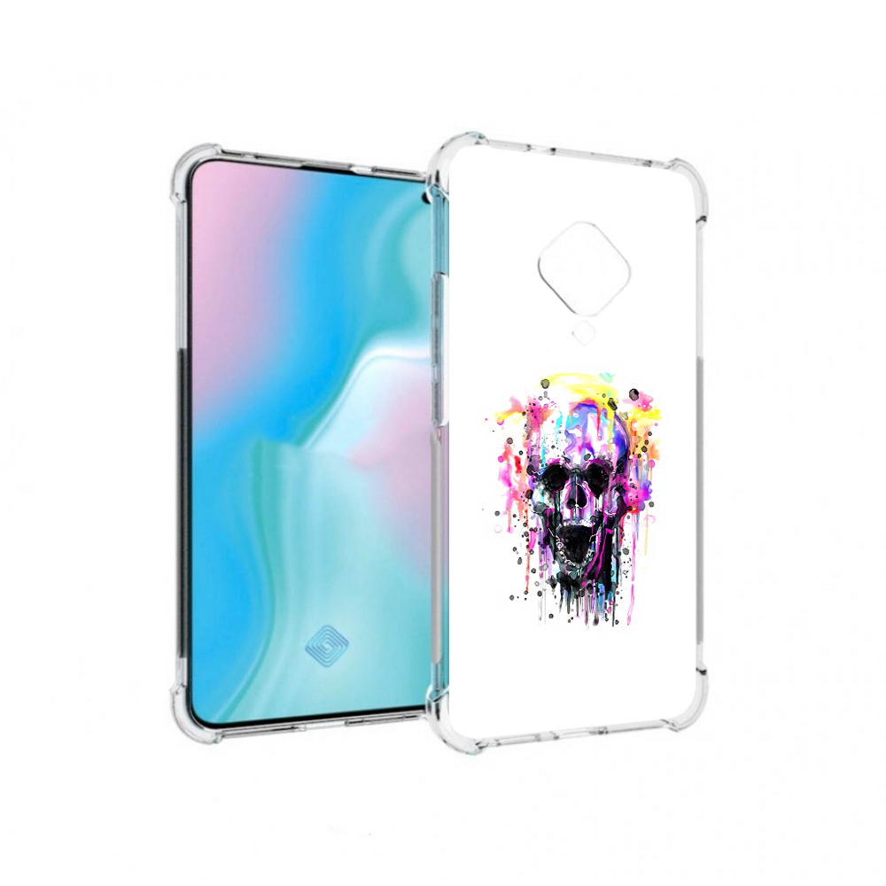 

Чехол MyPads Tocco для Vivo S5 граффити череп (PT226962.406.298), Прозрачный, Tocco