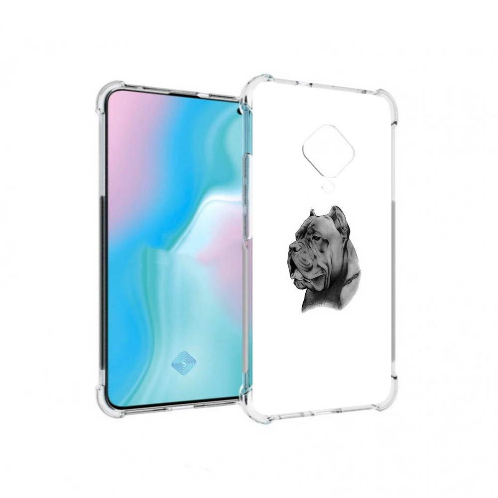 

Чехол MyPads Tocco для Vivo S5 грозный бульдог (PT226962.406.300), Прозрачный, Tocco