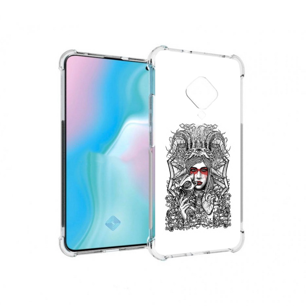 

Чехол MyPads Tocco для Vivo S5 грусная девушка (PT226962.406.302), Прозрачный, Tocco
