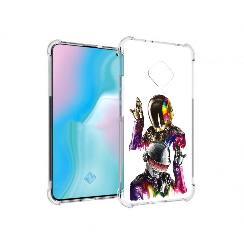 

Чехол MyPads Tocco для Vivo S5 диско космонавты (PT226962.406.329), Прозрачный, Tocco