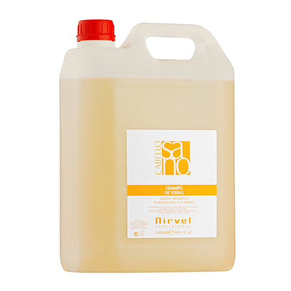 фото Шампунь nirvel для глубокой очистки shampoo herbal, 5 л