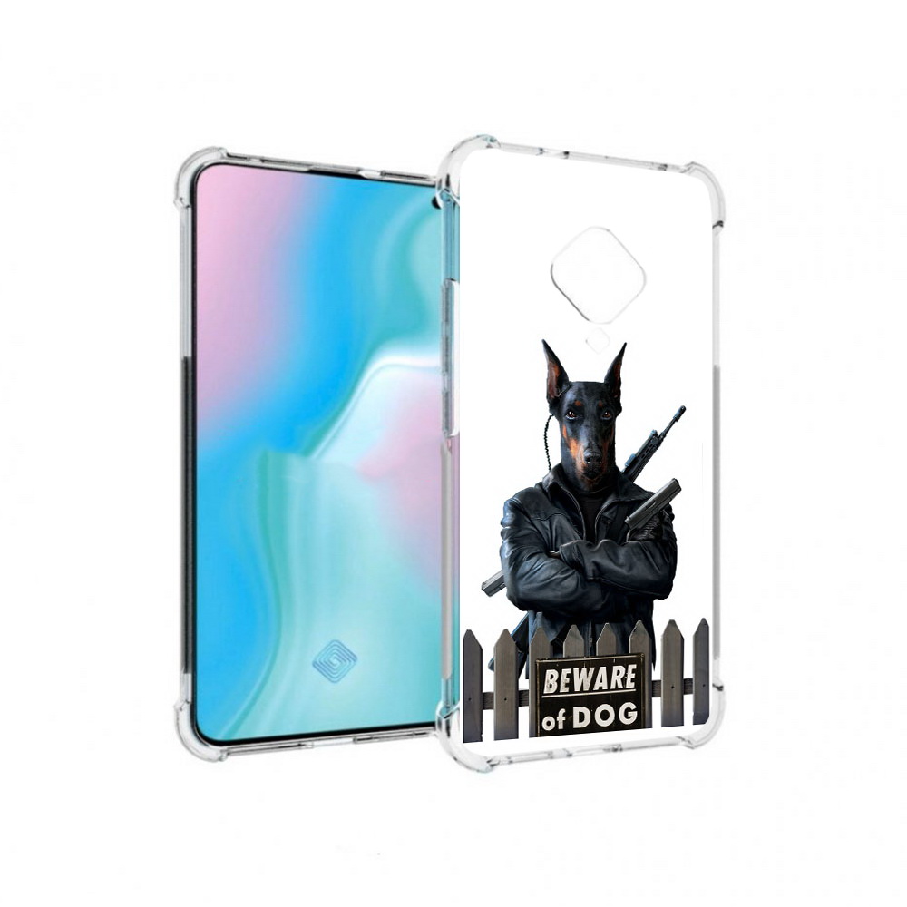 

Чехол MyPads Tocco для Vivo S5 доберман (PT226962.406.332), Прозрачный, Tocco