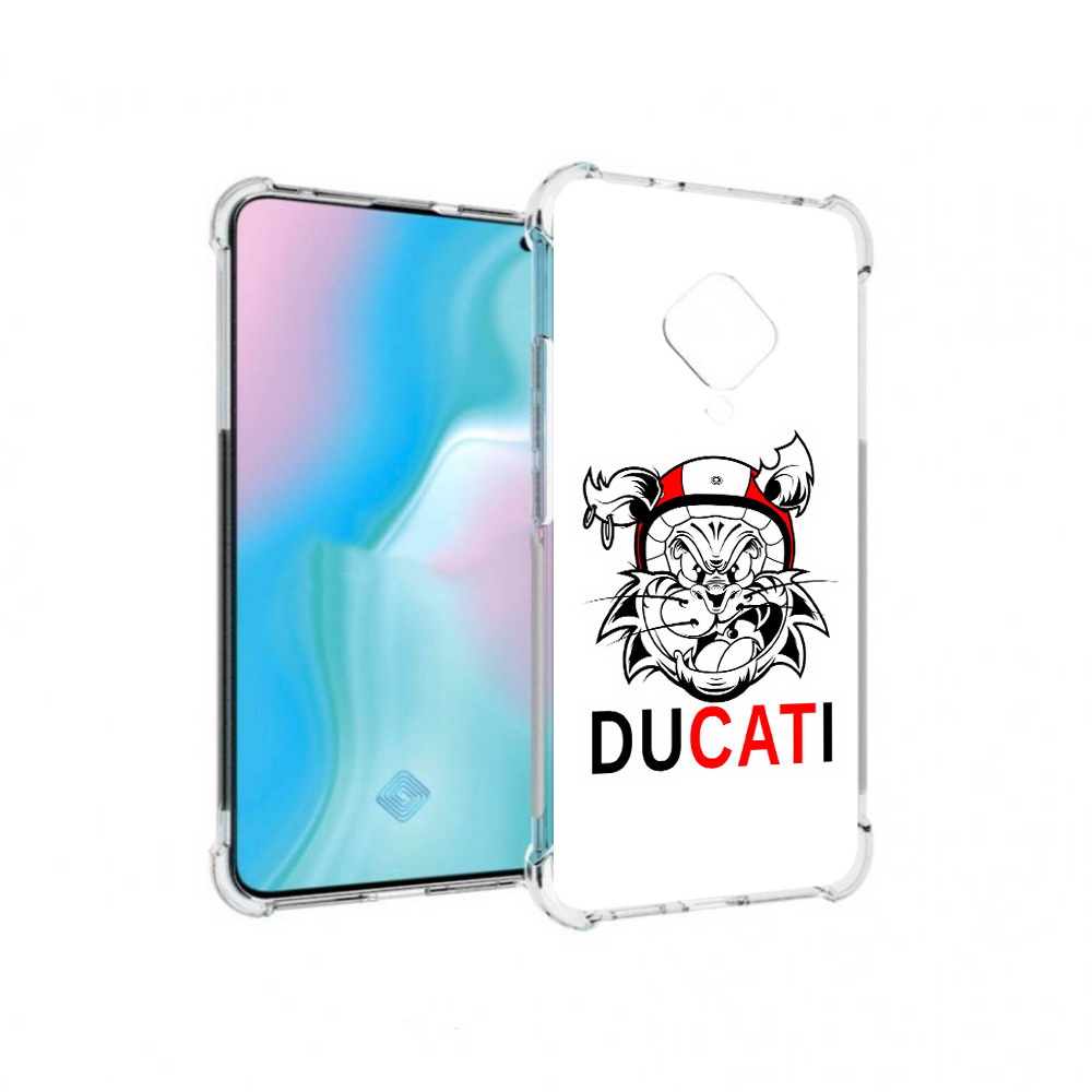 

Чехол MyPads Tocco для Vivo S5 дукати (PT226962.406.339), Прозрачный, Tocco