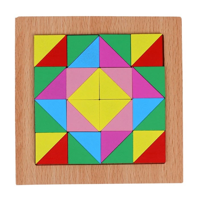 Головоломка «Строй фигуры и узоры», треугольники головоломка оксва треугольники