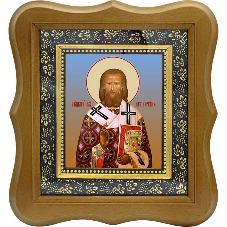 

Августин (Беляев) священномученик, архиепископ Калужский. Икона на холсте.