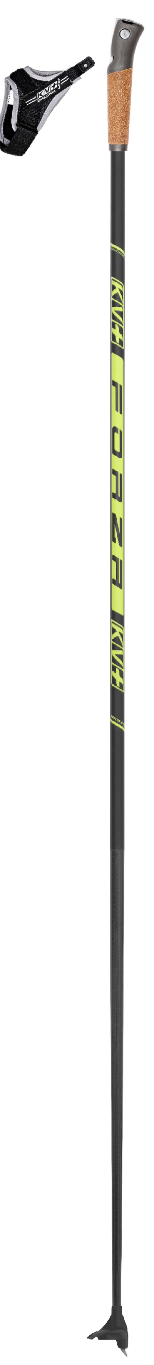 Лыжные палки KV+ Forza Clip cross country pole Yellow, 22P016Y 145