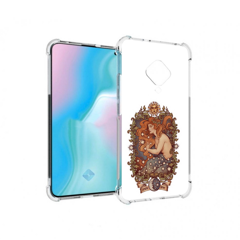 

Чехол MyPads Tocco для Vivo S5 звездная девушка абстракция (PT226962.406.351), Прозрачный, Tocco