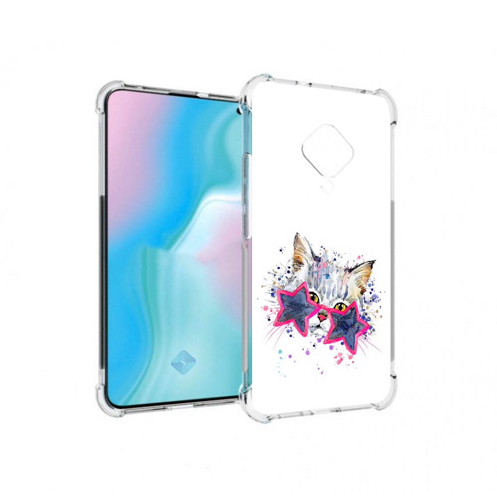 

Чехол MyPads Tocco для Vivo S5 звездные очки (PT226962.406.353), Прозрачный, Tocco