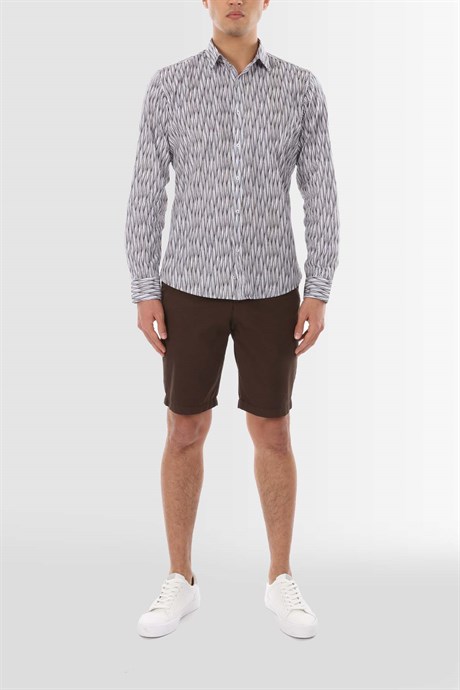 

Рубашка мужская VAGANZA 1537 серая S (доставка из-за рубежа), Серый, 1537