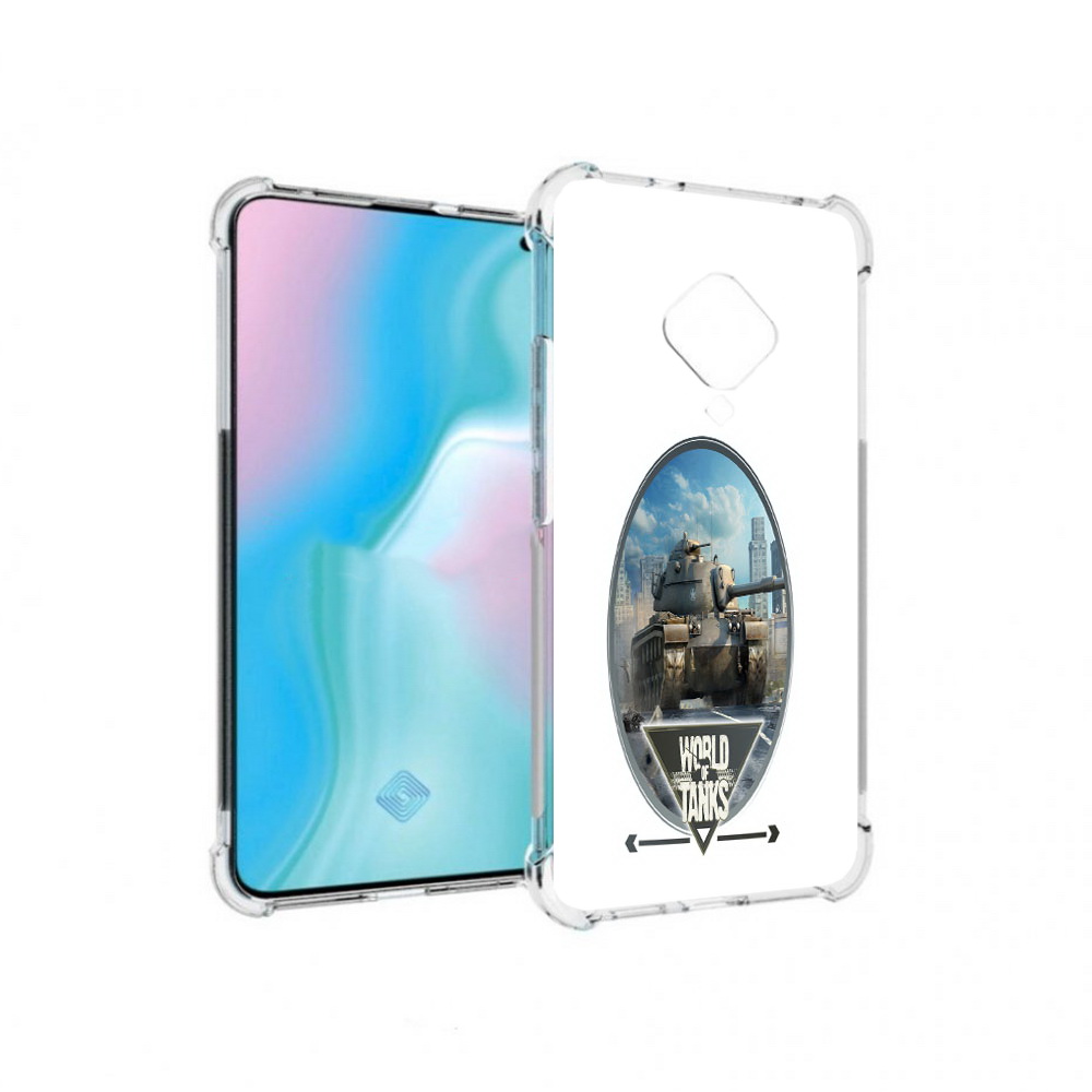 

Чехол MyPads Tocco для Vivo S5 игра с танками (PT226962.406.375), Прозрачный, Tocco
