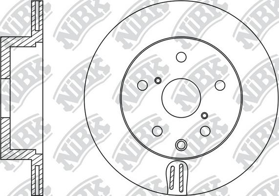 

Тормозный колодки NiBK заний для Lexus GS300, GS450h 05-, LS250 06 RN1439