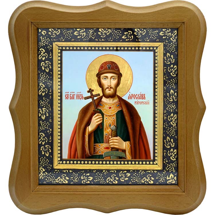 

Ярослав (Константин) Муромский Святой благоверный князь. Икона на холсте.