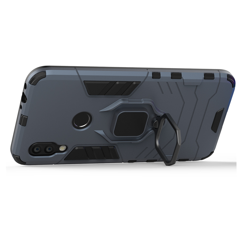 

Противоударный чехол с кольцом Panther Case для Xiaomi Redmi 7 (синий)