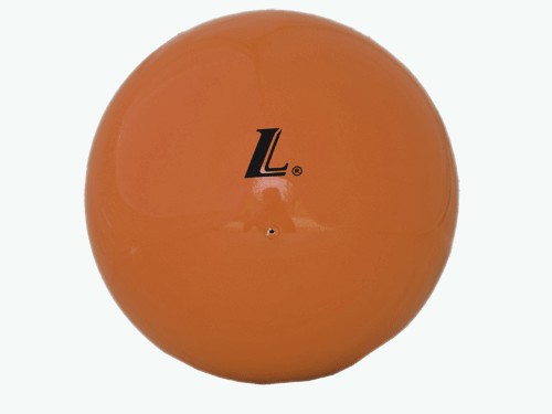 фото Мяч для художественной гимнастики "l" (силикон), цвет - оранжевый :(sh5012): sprinter
