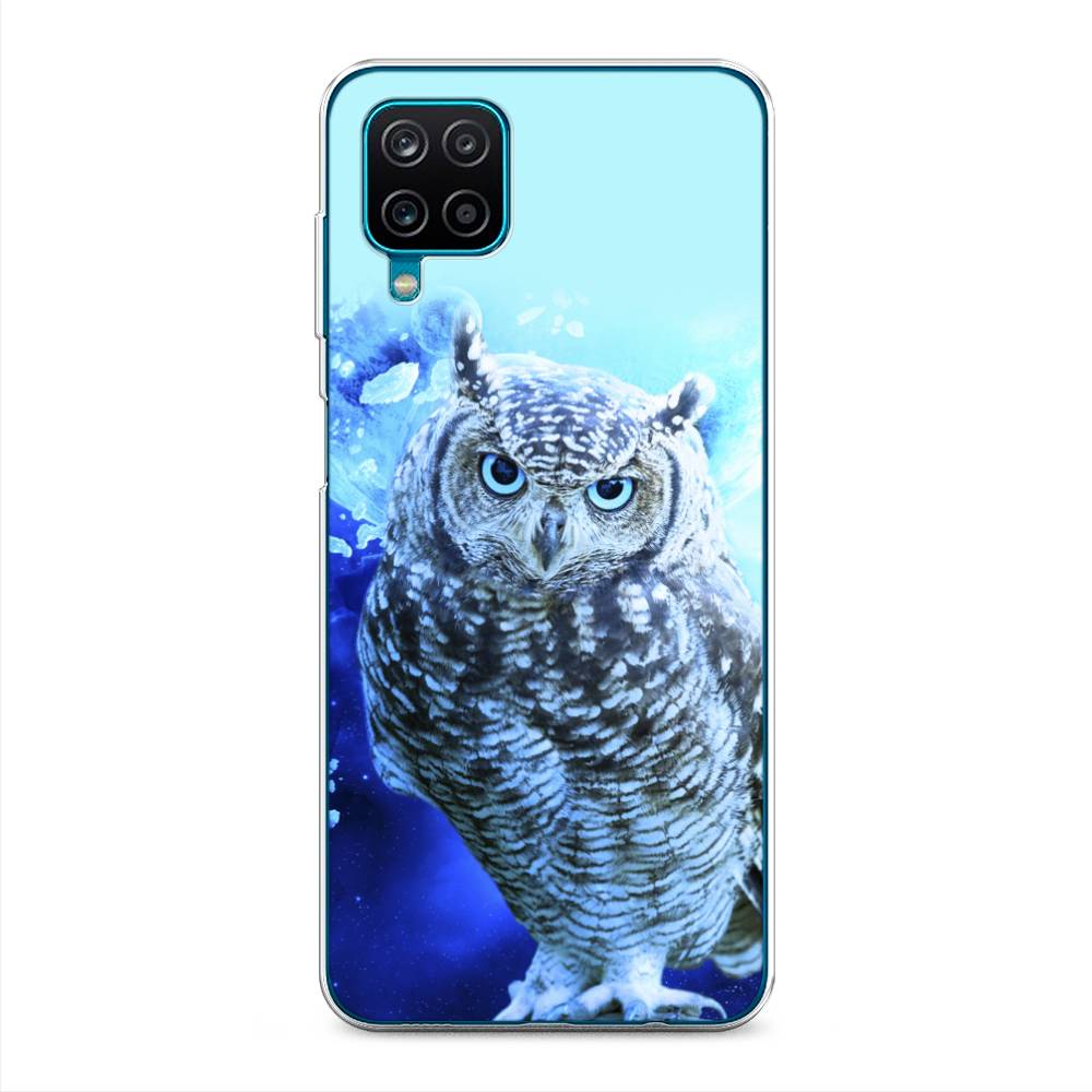 фото Силиконовый чехол "сова арт 7" на samsung galaxy a12 awog