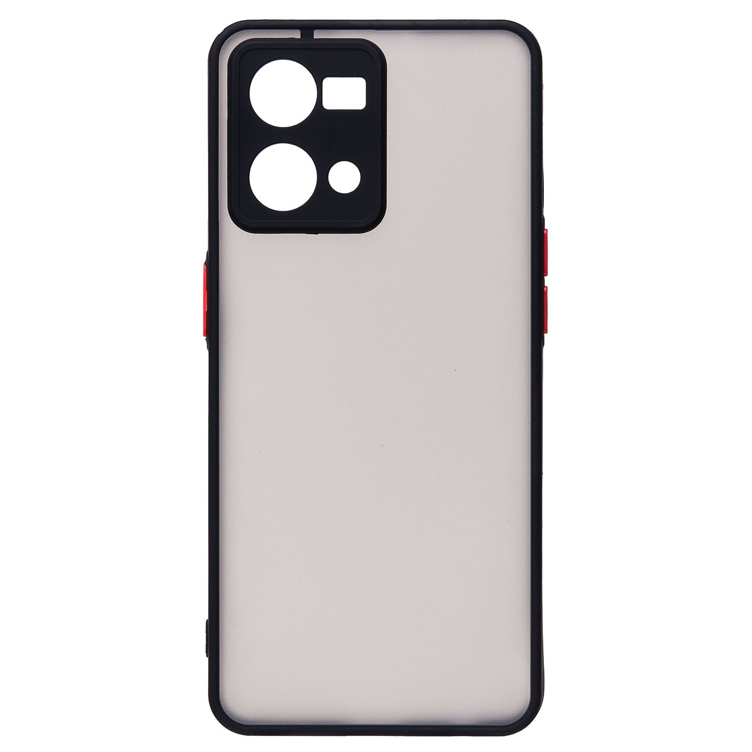 

Чехол для Oppo Reno 7 (CPH2363) пластиковый с окантовкой <черный>