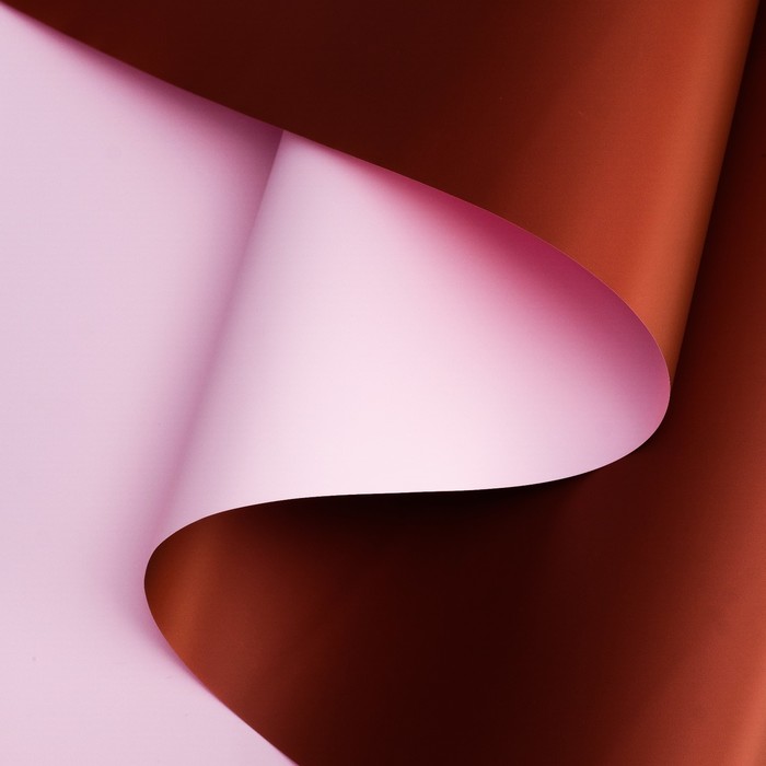 

Пленка перламутровая, двусторонняя, нежно-сиреневый-винный, 0,5 х 10 м, Пленка переход цвета