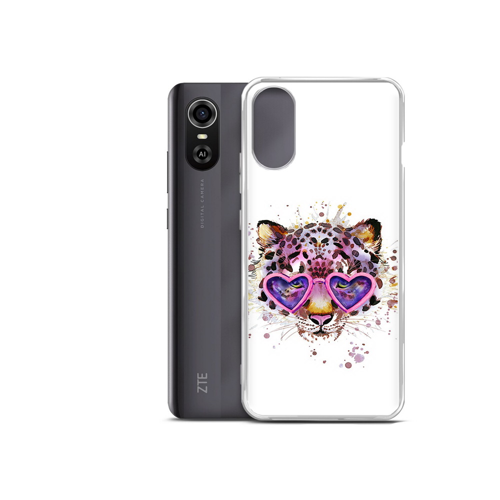 

Чехол MyPads Tocco для ZTE Blade A31 Plus модный леопард (PT226943.475.480), Прозрачный, Tocco