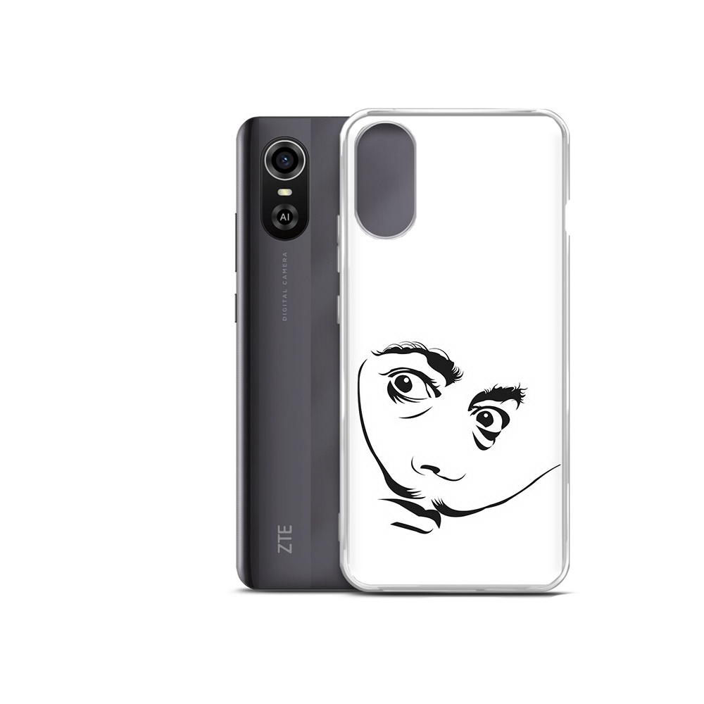 Чехол MyPads Tocco для ZTE Blade A31 Plus мужчина с длинными усами (PT226943.475.487)