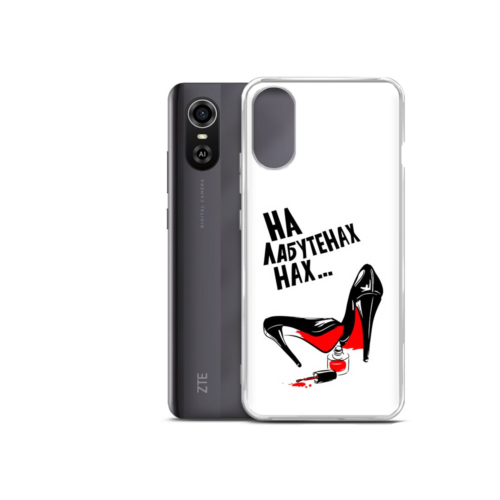 Чехол MyPads Tocco для ZTE Blade A31 Plus на лабутенах (PT226943.475.493)