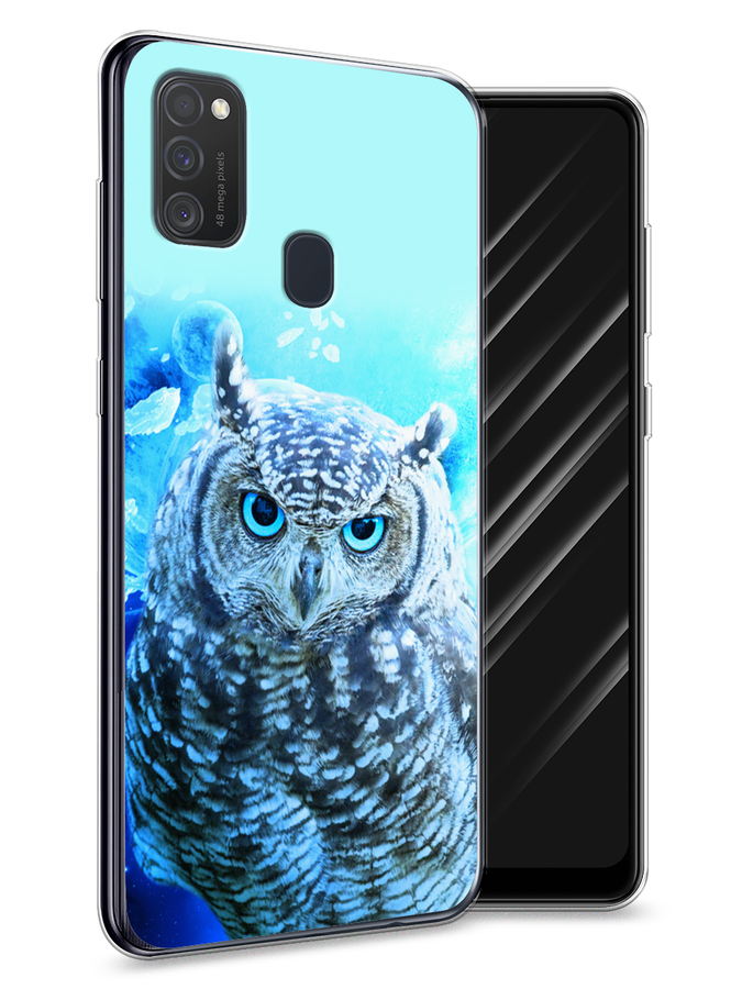 

Чехол Awog на Samsung Galaxy M21/M30s "Сова арт 7", Разноцветный, 29750-1