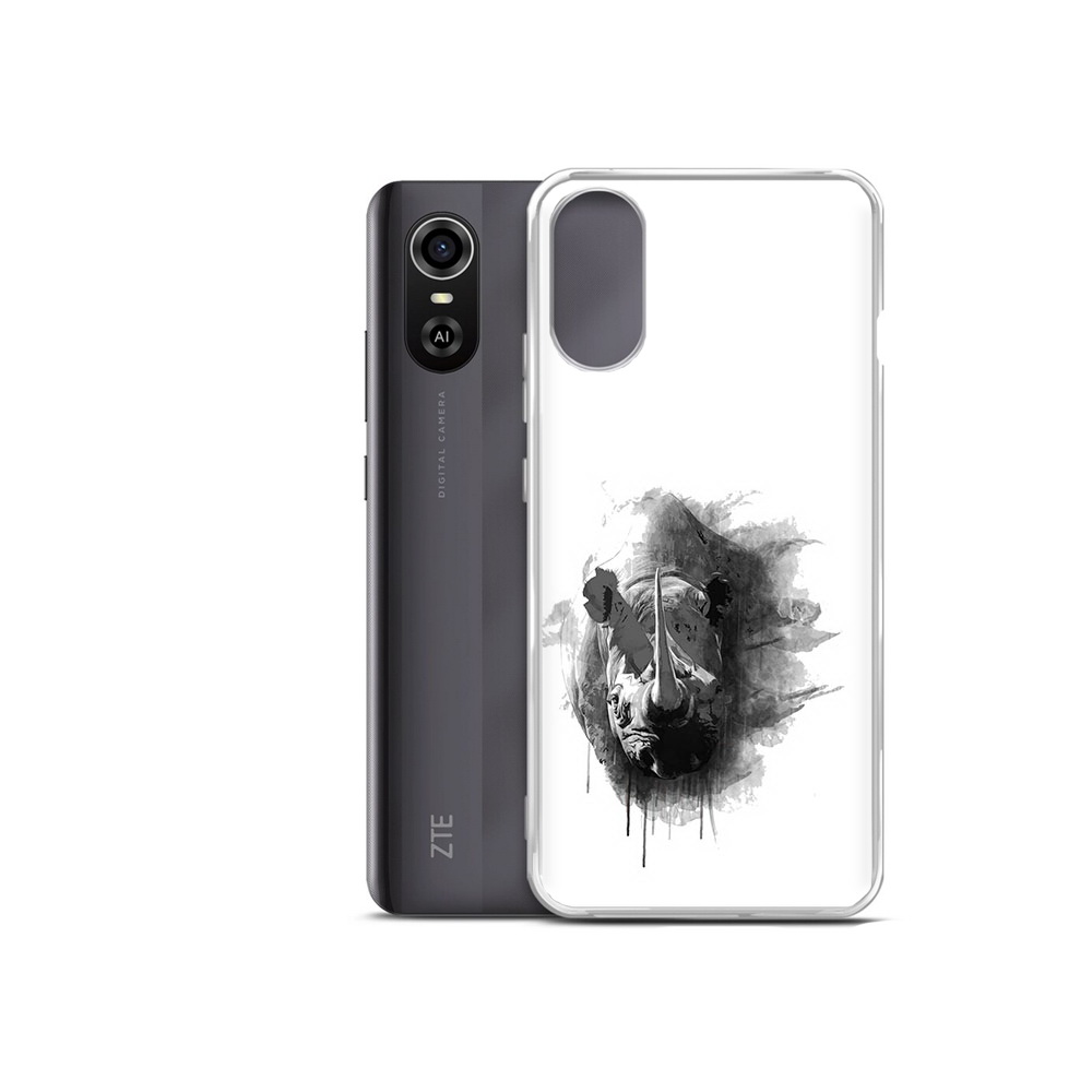 

Чехол MyPads Tocco для ZTE Blade A31 Plus носорог (PT226943.475.523), Прозрачный, Tocco