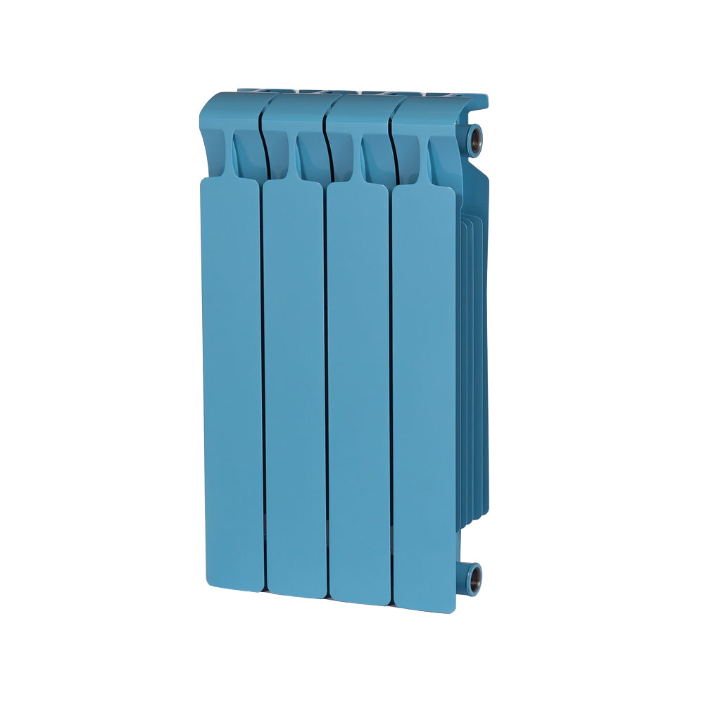 фото Биметаллический радиатор rifar monolit 500 4 секции синий (rm50043/45024)