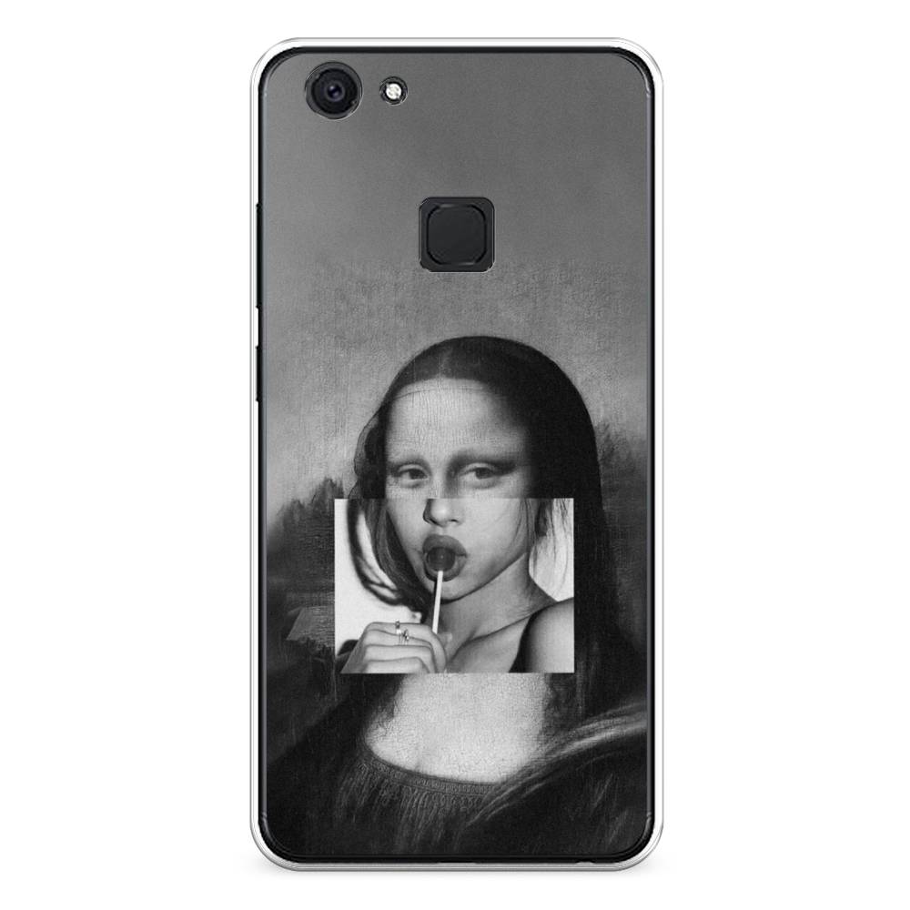 

Чехол Awog на Vivo V7 "Mona Lisa sucking lollipop", Разноцветный, 260450-9