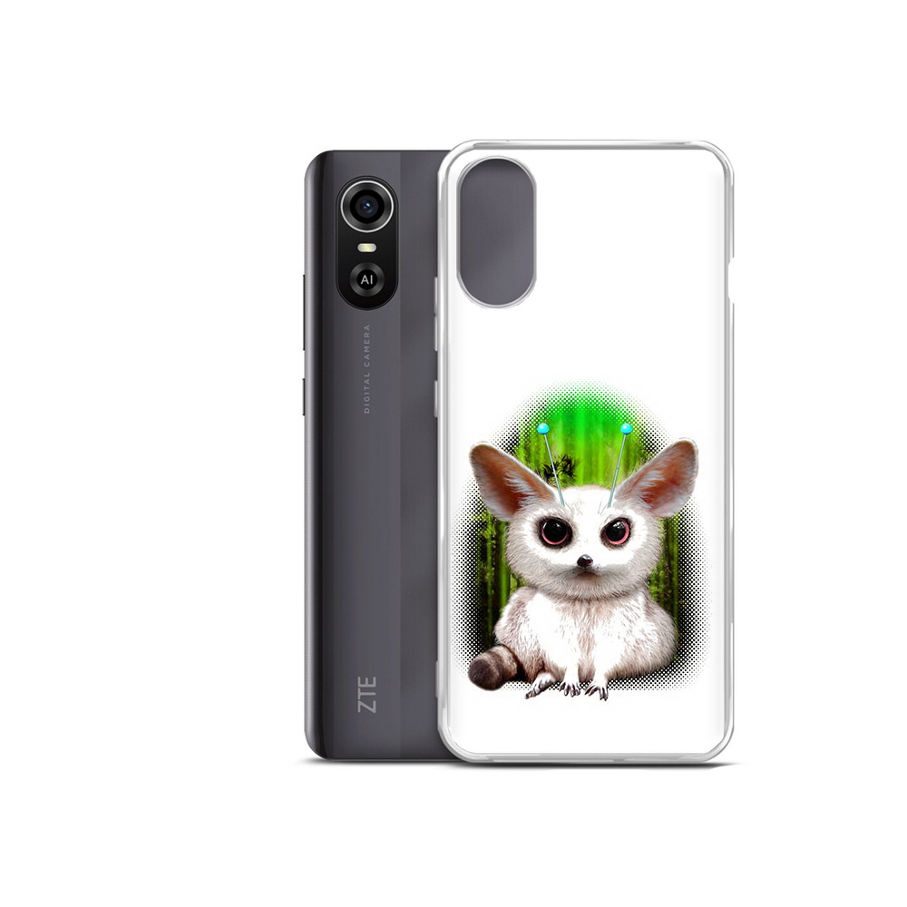 

Чехол MyPads Tocco для ZTE Blade A31 Plus пушистое животное (PT226943.475.560), Прозрачный, Tocco