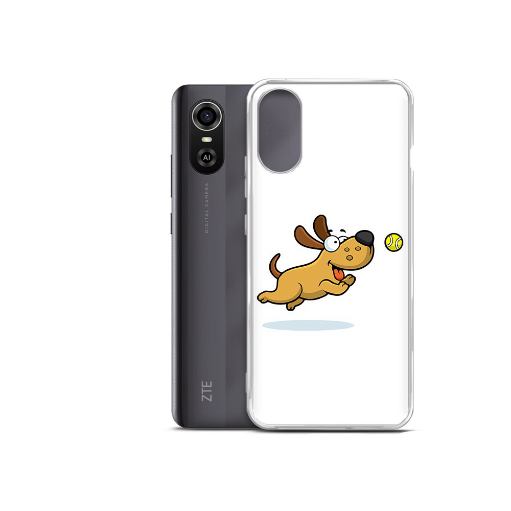

Чехол MyPads Tocco для ZTE Blade A31 Plus пёсик (PT226943.475.563), Прозрачный, Tocco