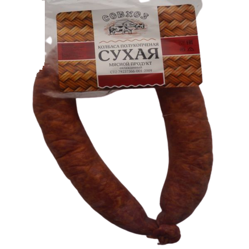 

Колбаса Совхоз Сухая полукопченая +-600 г