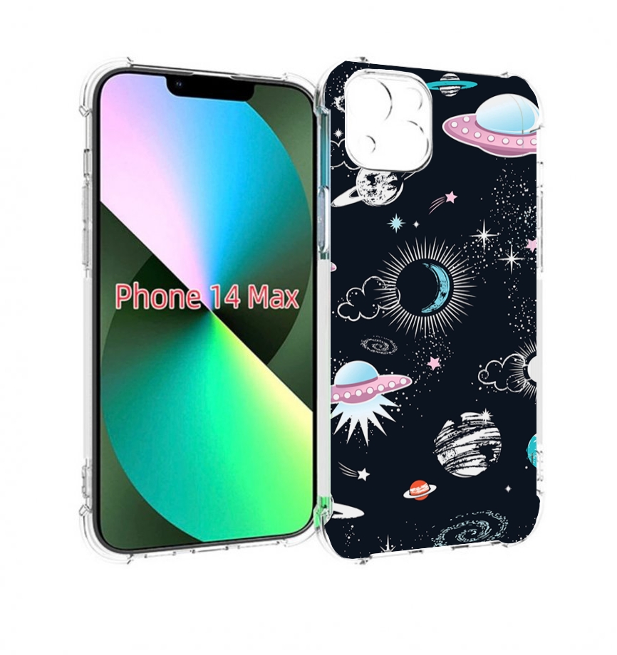 

Чехол MyPads космос-картинки для iPhone 14 Plus (6.7), Прозрачный, Tocco