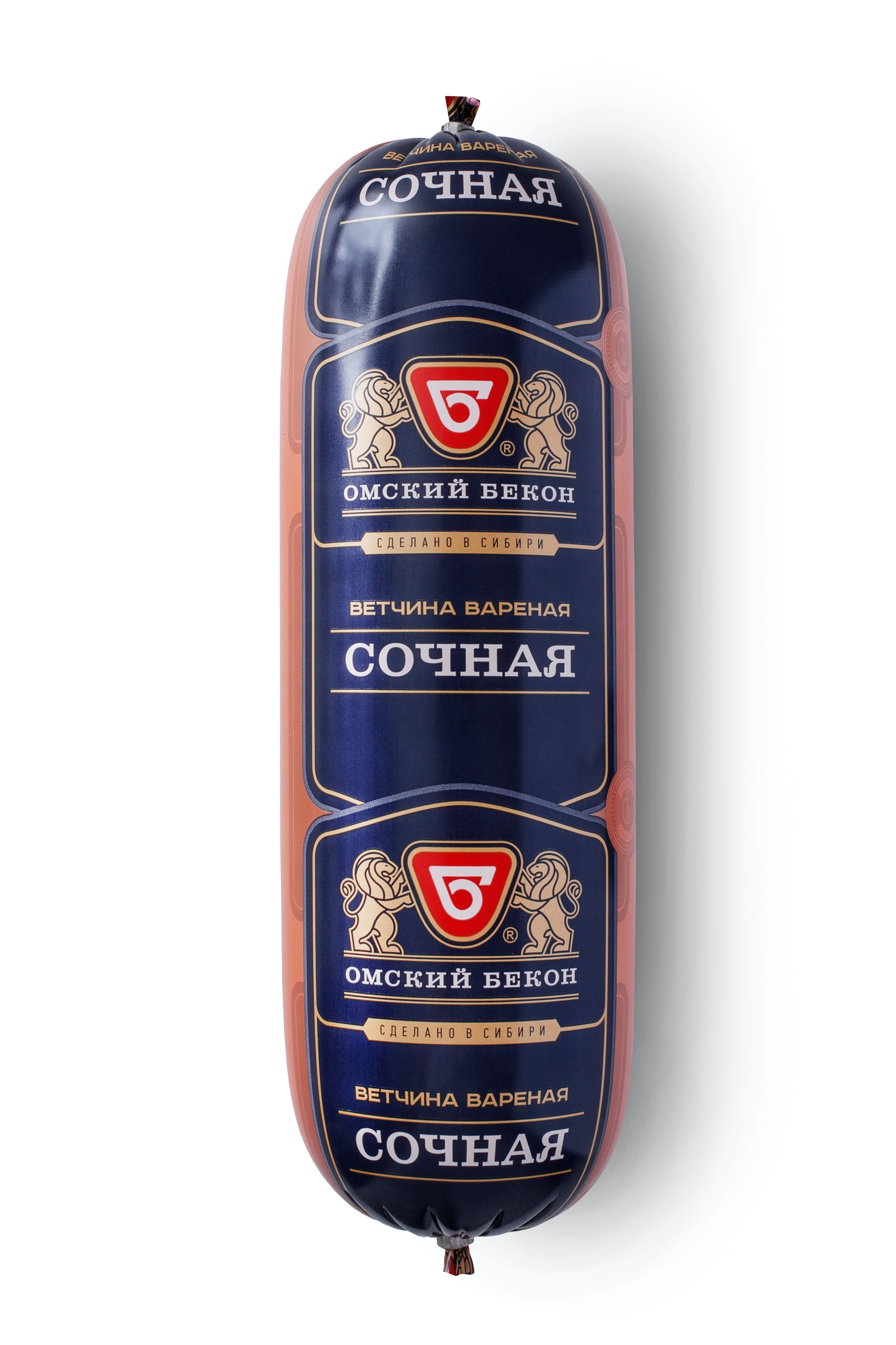 

Ветчина Омский бекон Сочная +-1 кг