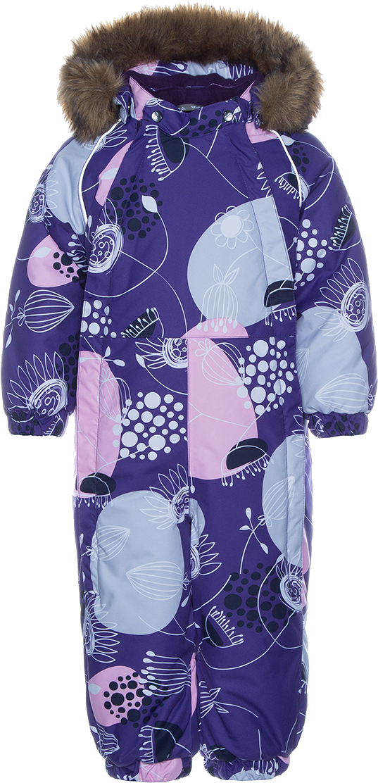 Комбинезон зимний Huppa Keira 94153, lilac pattern р.74