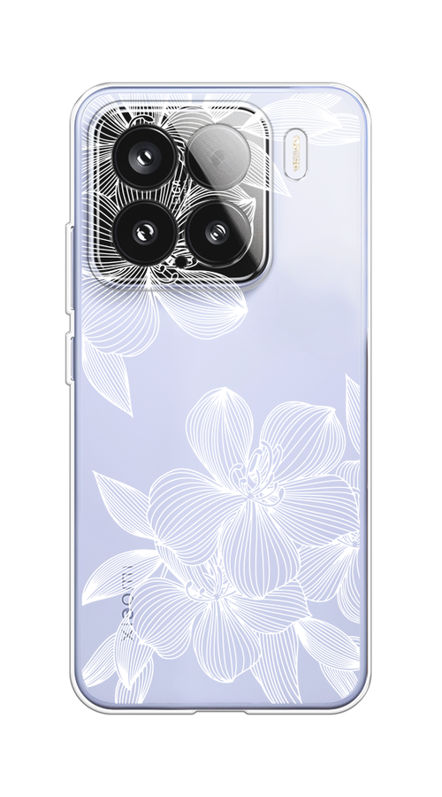 

Чехол на Xiaomi 15 Крокус, Белый;прозрачный, 323650-1