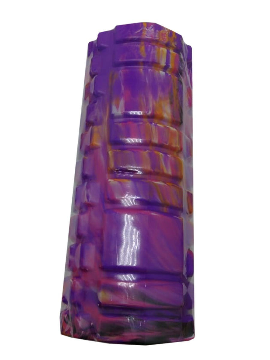 Валик-матрешка Sprinter для йоги полый жесткий 2в1 / фиолетовый