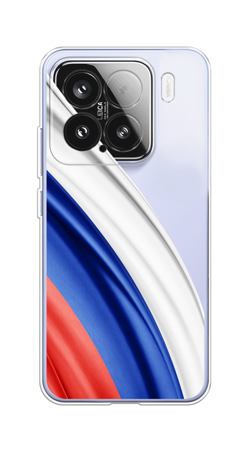 

Чехол на Xiaomi 15 Флаг России уголок, Белый;синий;красный;прозрачный, 323650-1